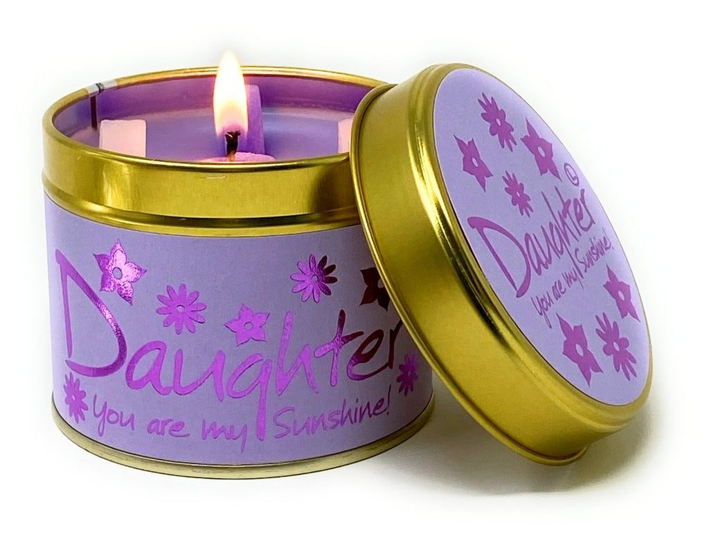 Lily Flame Daughter Tin Candle
