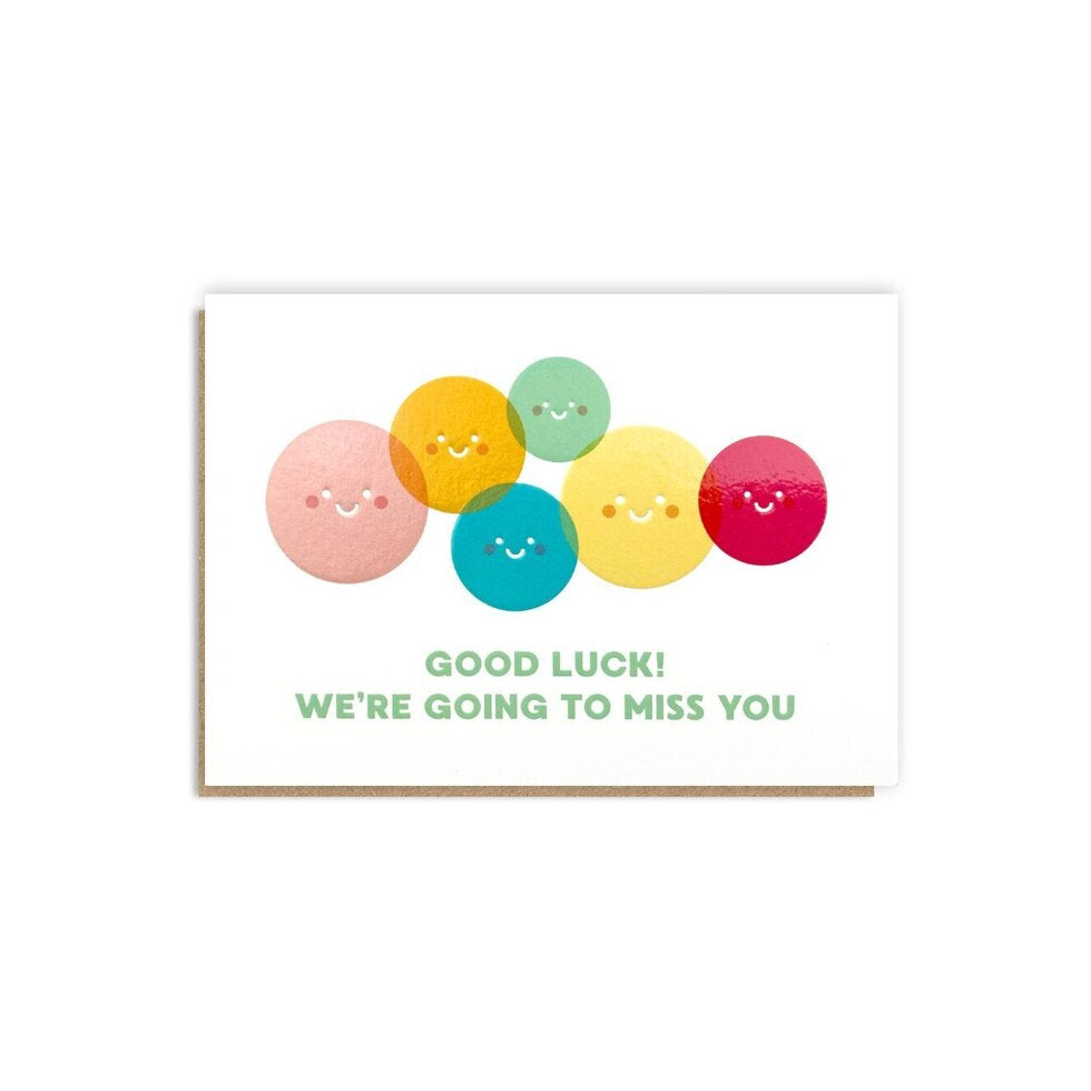 Miss You Faces - Card