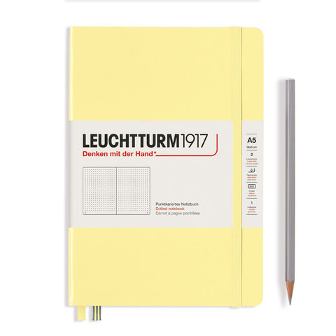 Leuchtturm1917 Hardcover Notebook Medium Dotted Vanilla