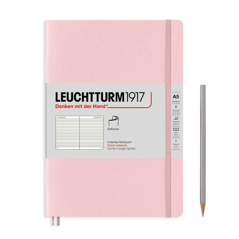 Leuchtturm1917 A5 Softcover Notebook Ruled Powder