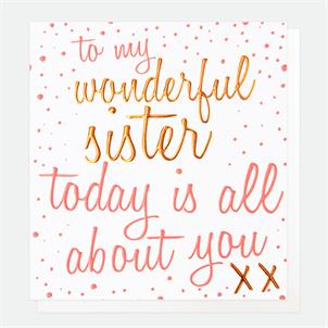 To my wonderful sister