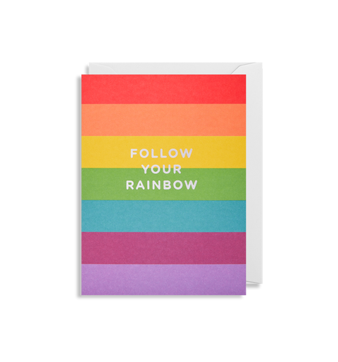 Follow Your Rainbow Mini Card