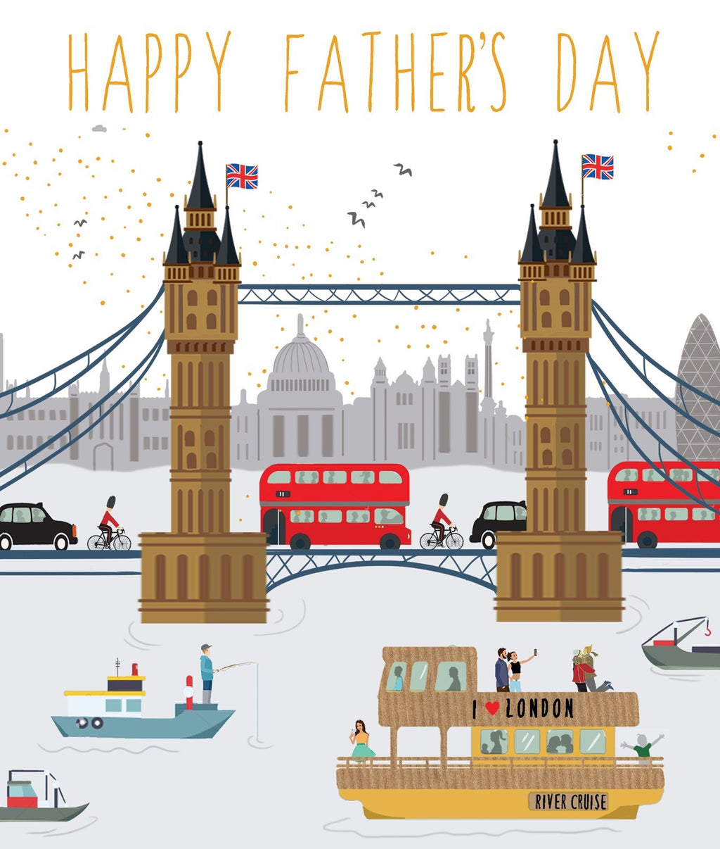 Tower Bridge Father's Day Card