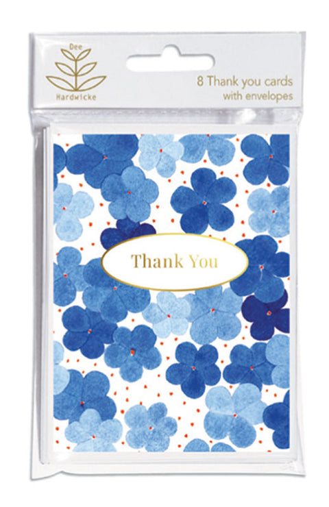 Blue Hydrangea Thank You Cards
