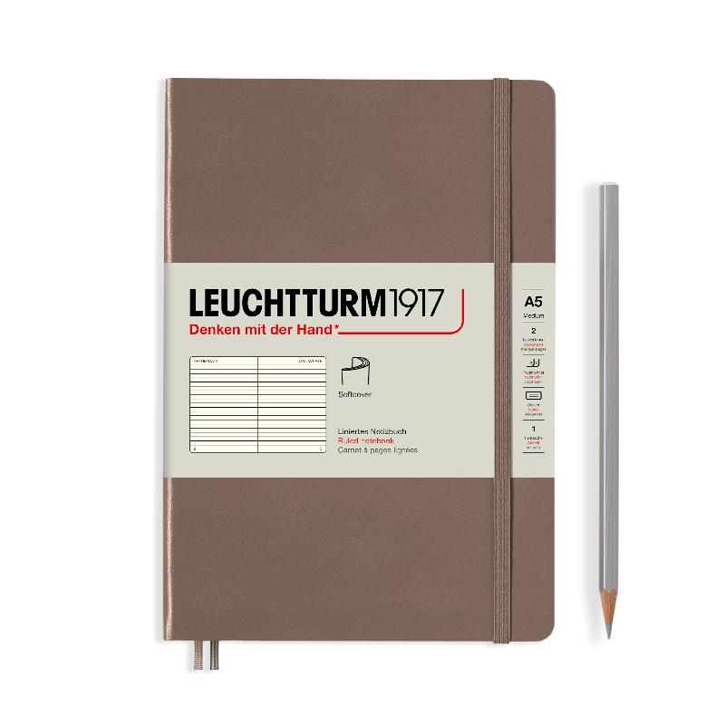 Leuchtturm 1917 Hardcover Notebook Medium Ruled Warm Earth